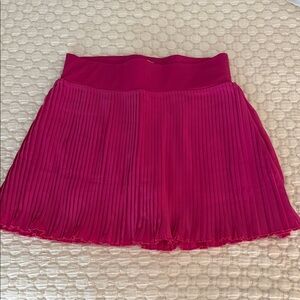 Girls Pleated Pink Performance Sports/Golf/Tennis Skirt